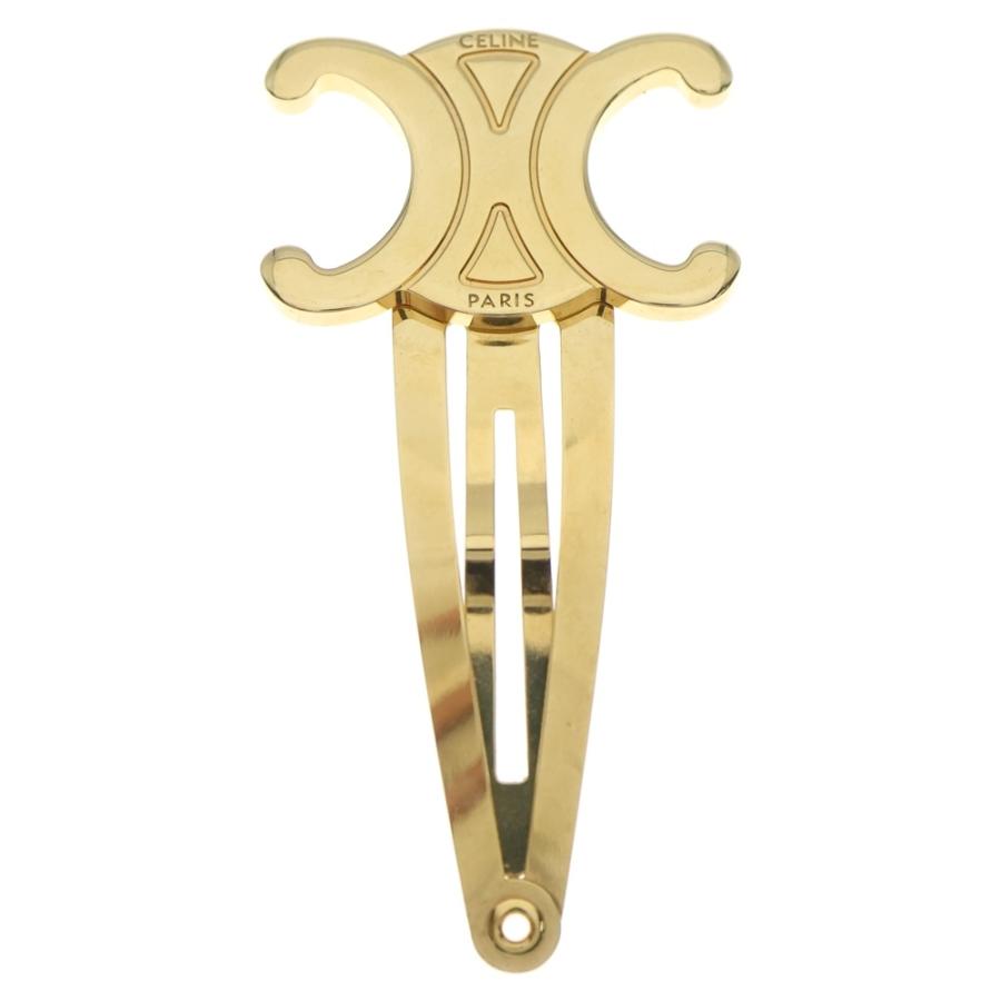 CELINE トリオンフ ヘアピン ゴールド CELINE セリーヌ トリオンフ ヘアクリップ ヘアピン ゴールド 1本 正規