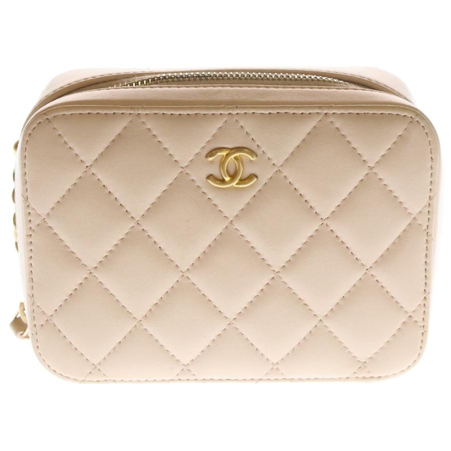 CHANEL（シャネル） マトラッセ カメラバッグ ボールチェーン ピンク