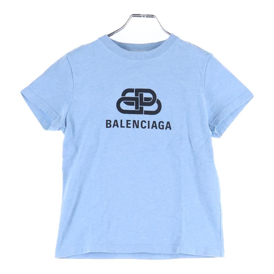 BALENCIAGA（バレンシアガ） BBロゴプリント クルーネック 半袖Tシャツ
