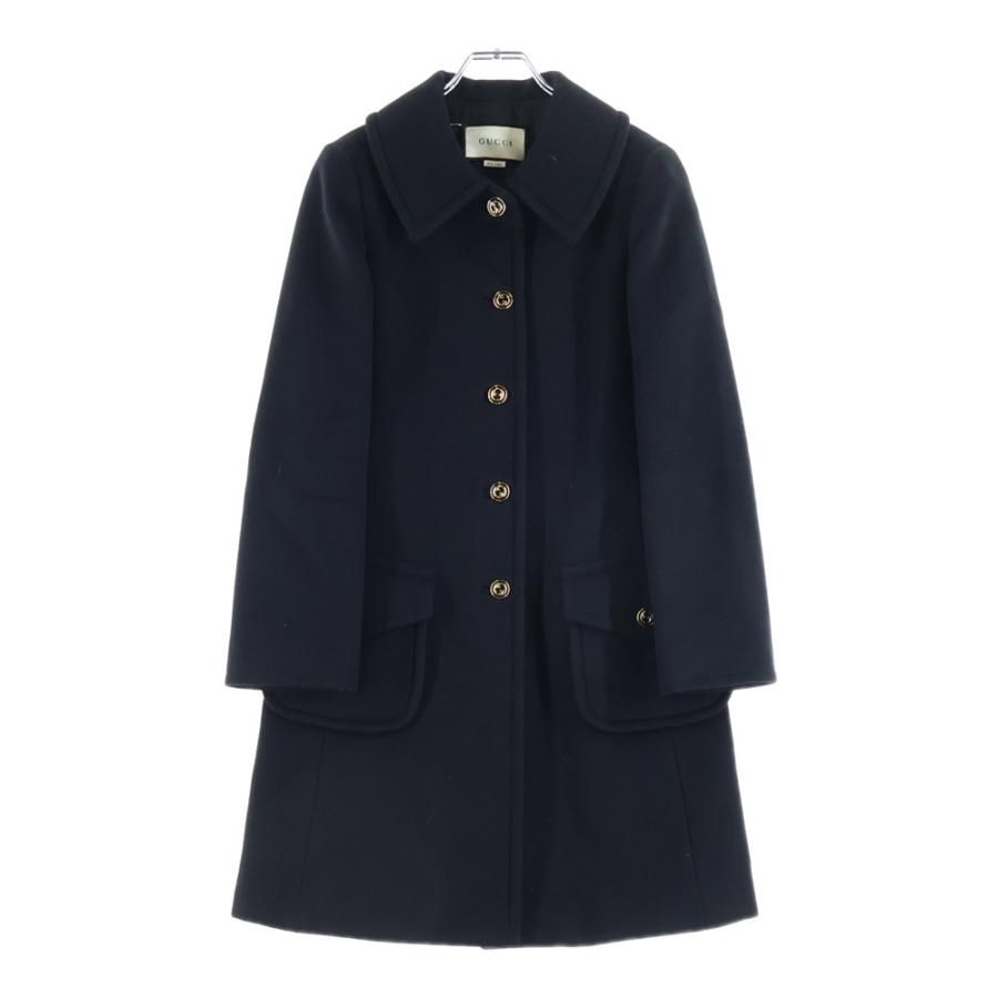 GUCCI（グッチ） インターロッキングG ボタン メルトンウール ステン 