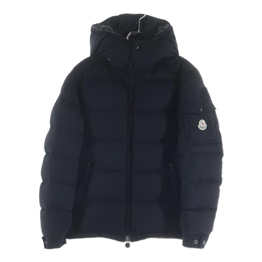 〈極美品 〉モンクレール モンジュネーブル 999ブラック サイズ２ MONCLER（モンクレール） ダウンジャケット メンズ モンジュネーブル
