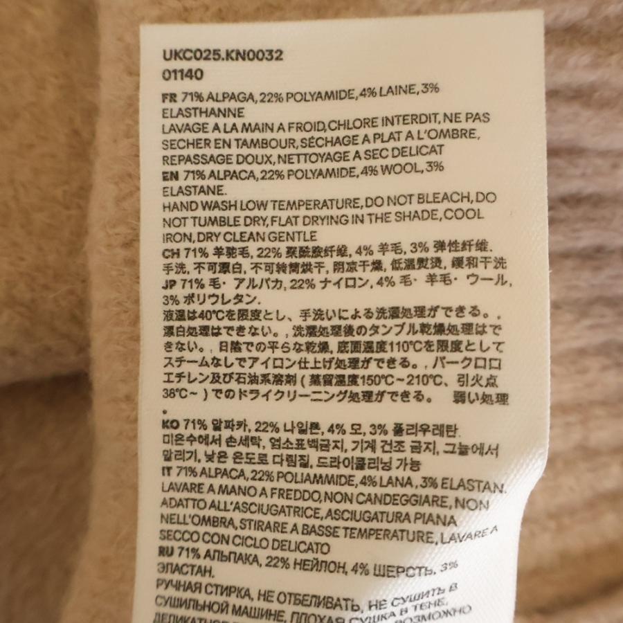 ami paris アミパリス アルパカウール ハートロゴ クルーネックニット