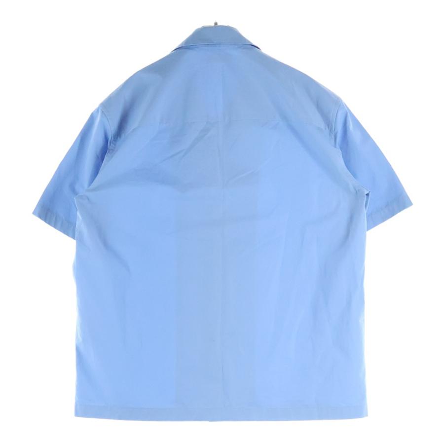 JIL SANDER ジルサンダー　オープンカラーシャツ　半袖　38 美品 JIL SANDER（ジルサンダー） オープンカラー 半袖シャツ ライトブルー