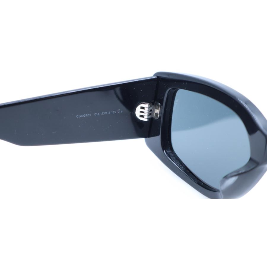 CELINE セリーヌ トリオンフ ロゴプレート スクエアフレーム カラーレンズ サングラス メガネ 眼鏡 アイウェア ブラック CL40282U CELINE（セリーヌ） トリオンフ ロゴプレート スクエアフレーム カラー