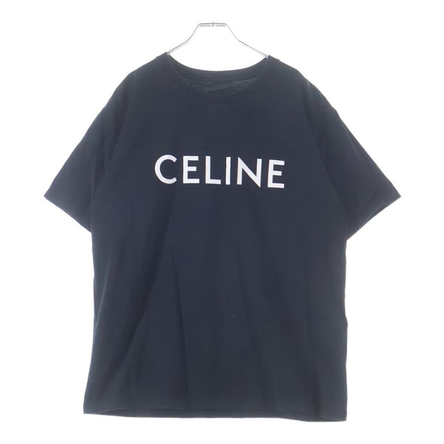 CELINE（セリーヌ） ロゴプリント クルーネック 半袖Tシャツ