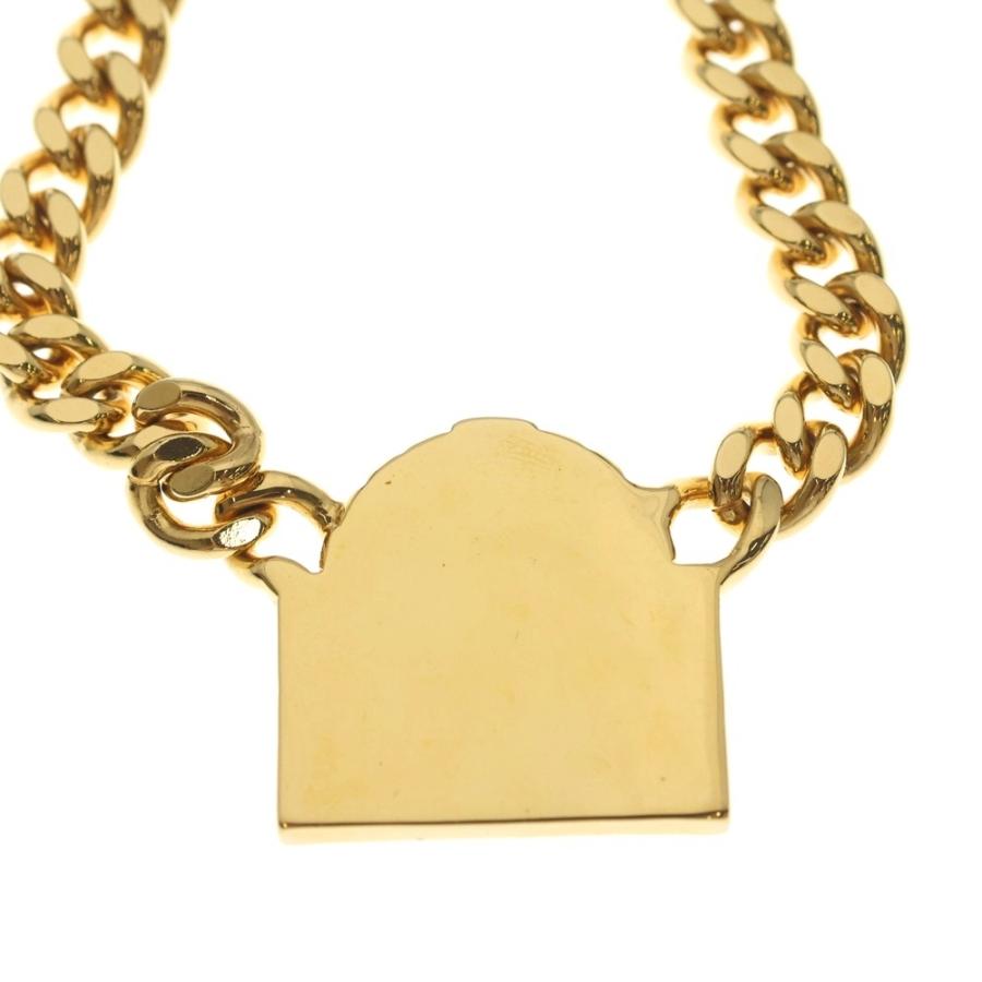 CHANEL（シャネル） RUE CAMBON ロゴ チェーン ネックレス ゴールド
