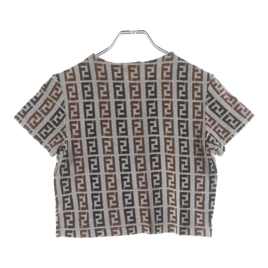 FENDI（フェンディ） パイル半袖Tシャツ ブラウン #40 : BRING Yahoo 