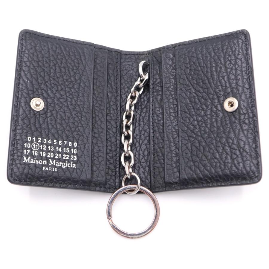 【正規品保証カード他付属品付】Maison Margiela ブラックキーケース MM6 Maison Margiela エムエムシックスメゾンマルジェラ キーリング