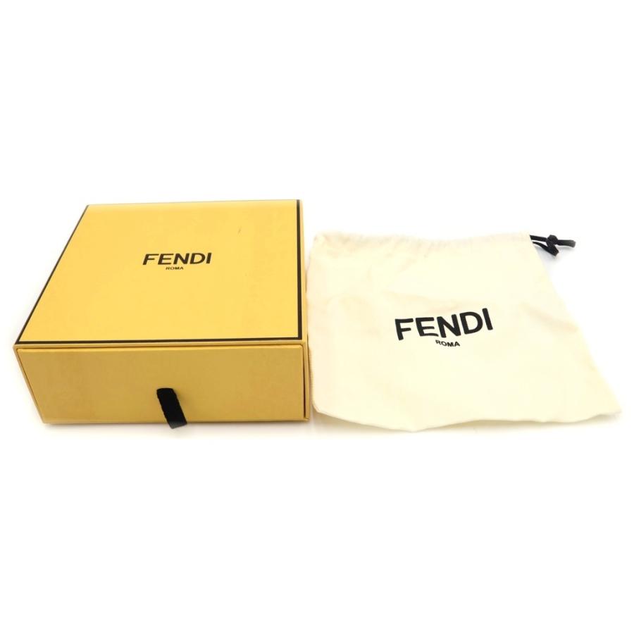 FENDI（フェンディ） FFスクエア リバーシブルベルト ブラック レザー