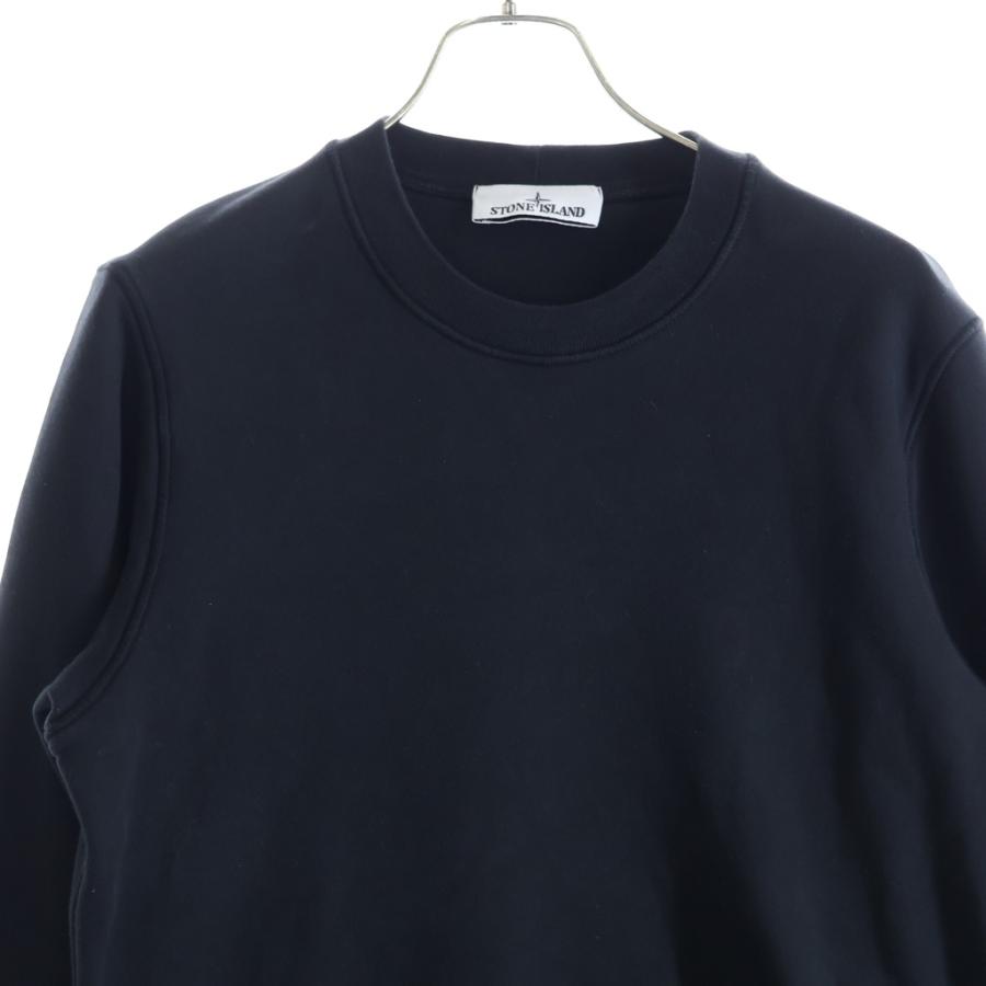 Stone  クルーネックスウェット ブラック STONE ISLAND（ストーン アイランド） クルーネックトレーナー