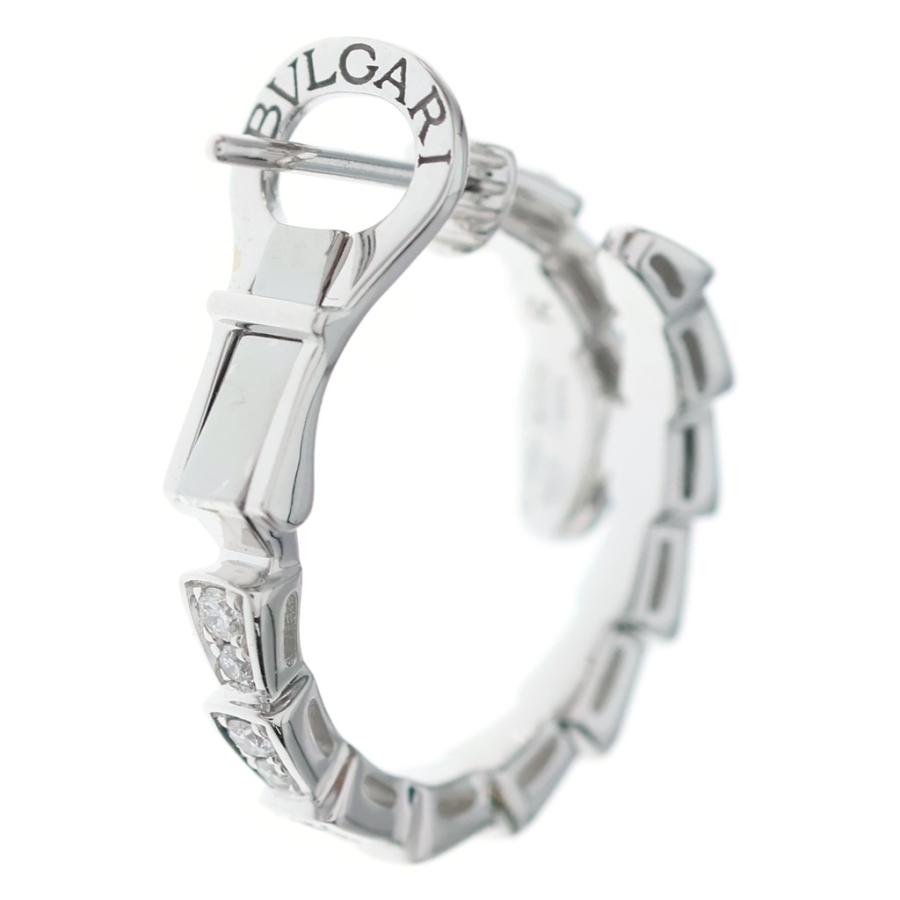 BVLGARI（ブルガリ） セルペンティ ヴァイパー ダイヤ ピアス ホワイト