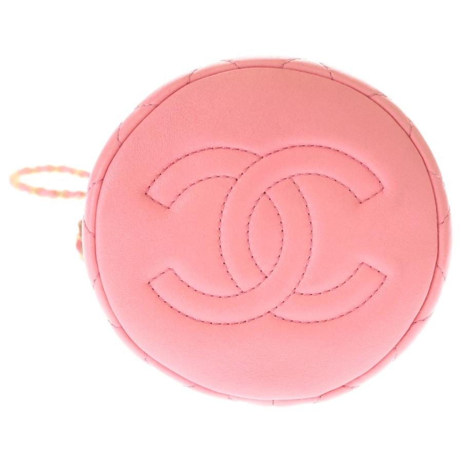 CHANEL（シャネル） ココマーク ココボール ラムスキン レザー 巾着