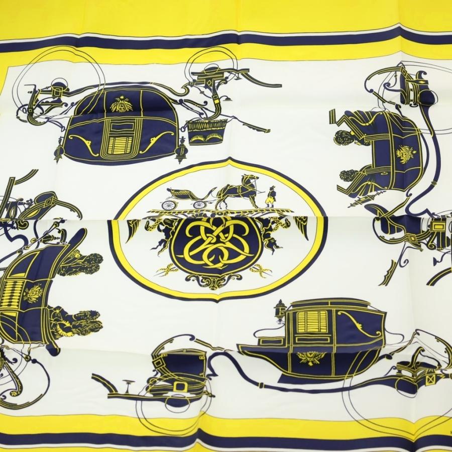 HERMES（エルメス） カレ90 Ex-Libris エクスリブリス 馬車 シルク