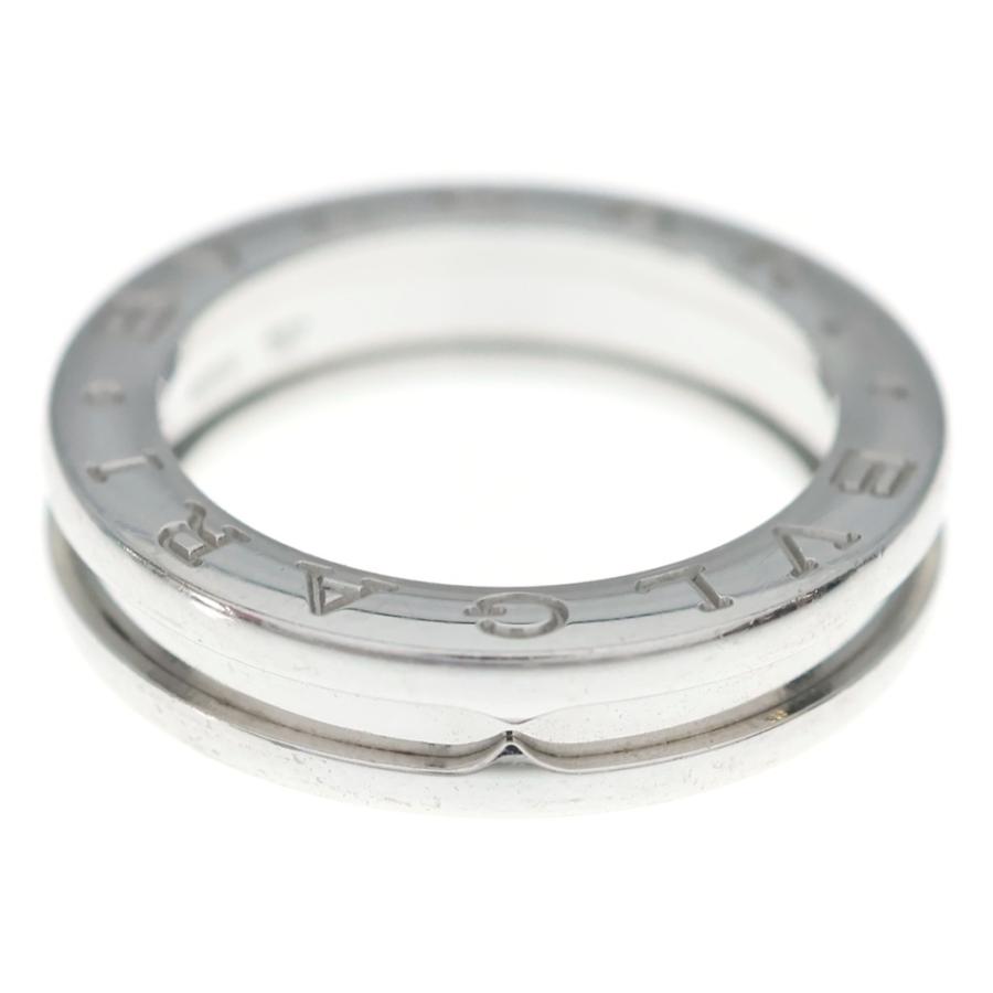 ブルガリ ビーゼロワン リング シルバー BVLGARI（ブルガリ） ビーゼロワン リング シルバー Au750WG 7.7g #49