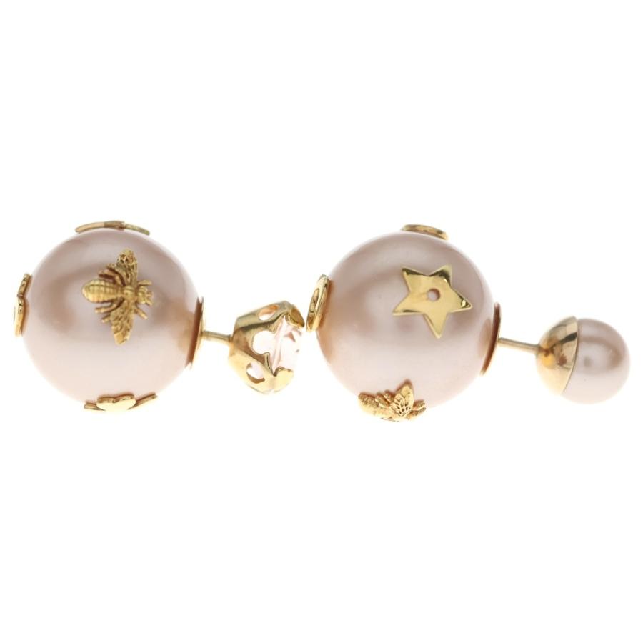 Christian Dior（クリスチャン・ディオール） トライバルピアス パール