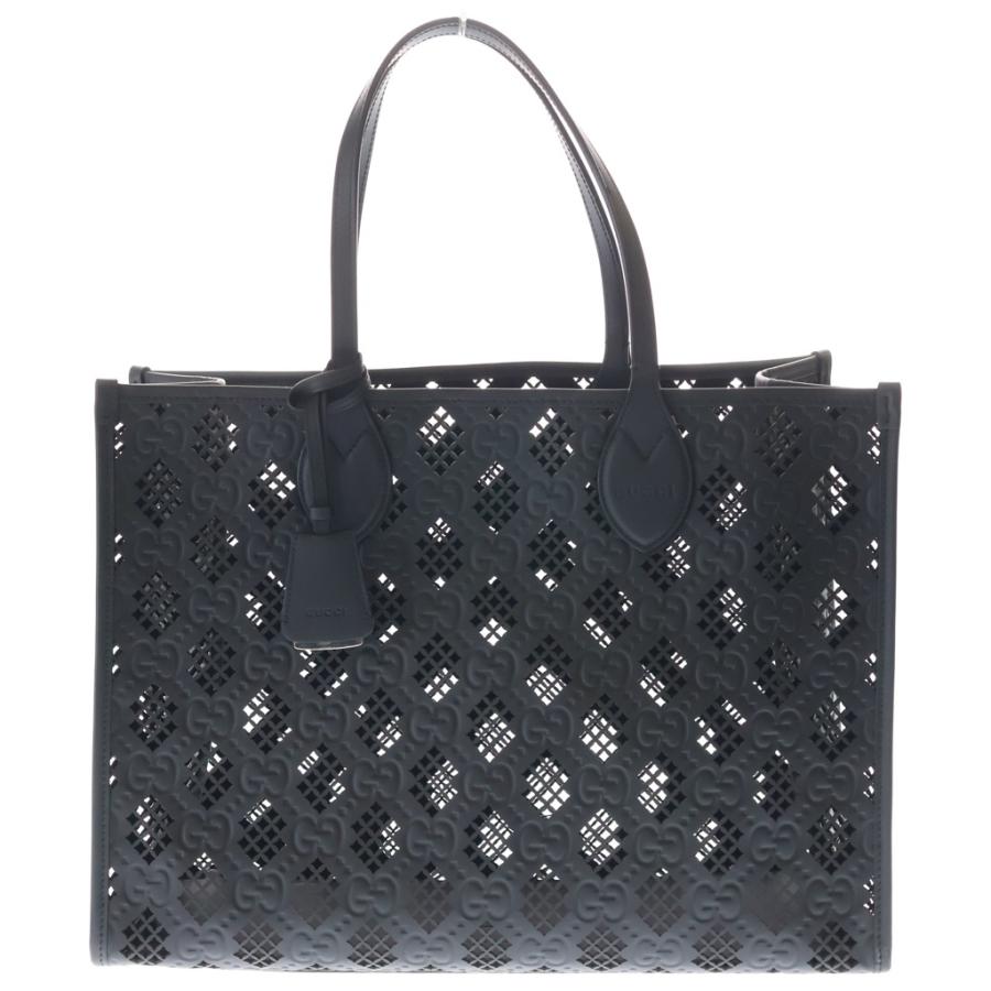 GUCCI（グッチ） カットアウトモチーフ ミディアム レザー トート