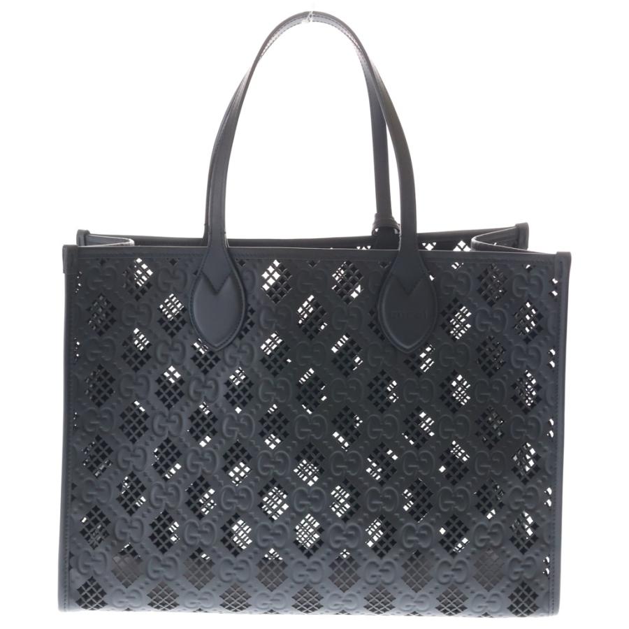 GUCCI（グッチ） カットアウトモチーフ ミディアム レザー トート