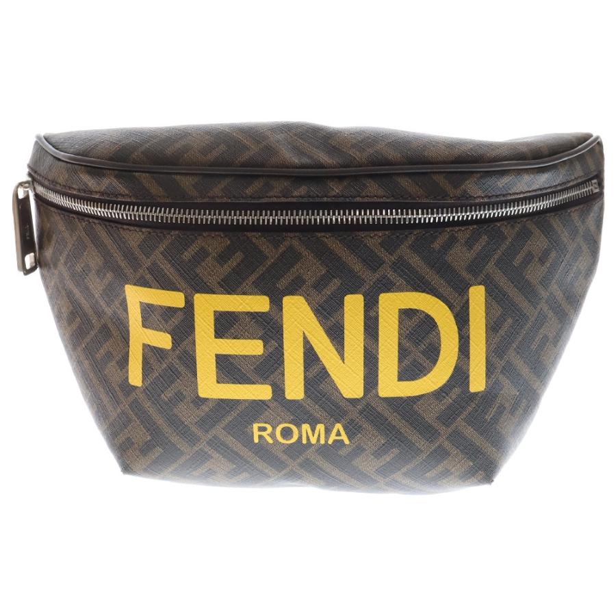 FENDI（フェンディ） ズッカ ロゴ ウエストバッグ ボディバッグ