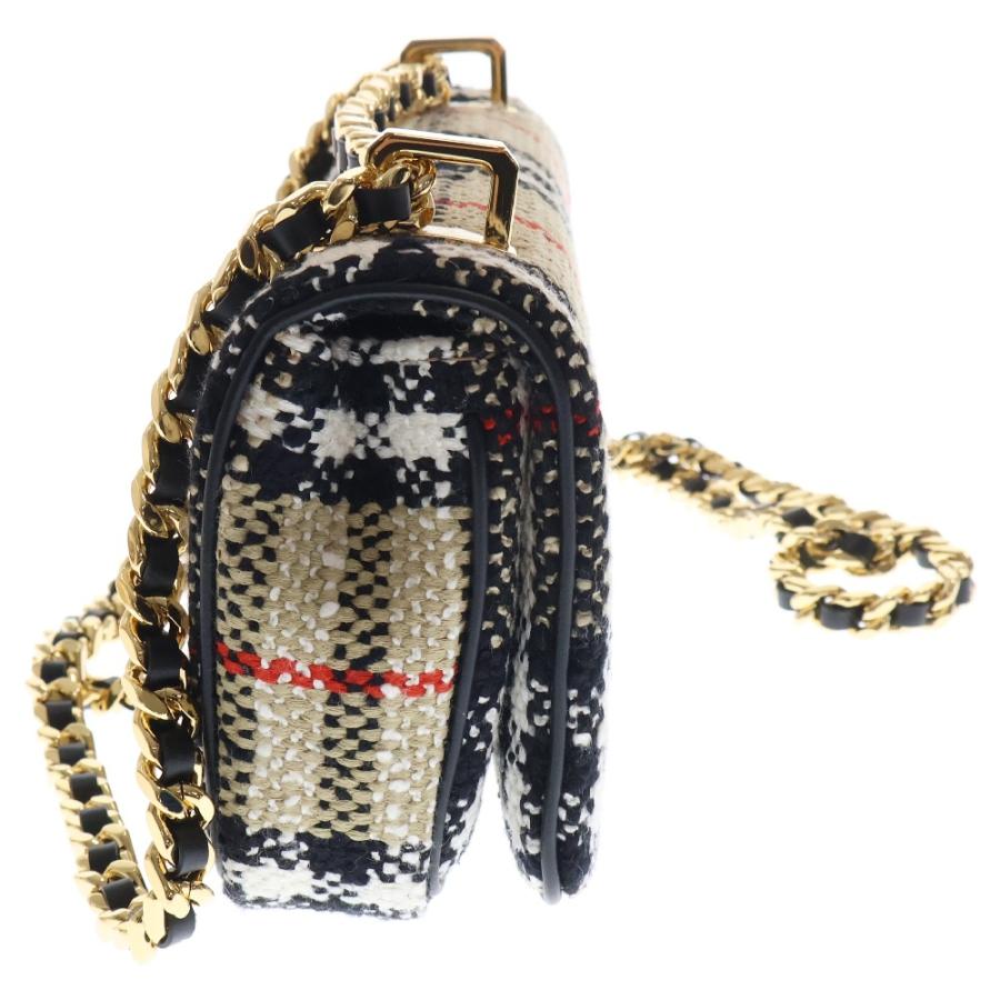 BURBERRY（バーバリー） チェック ツイード チェーンショルダーバッグ