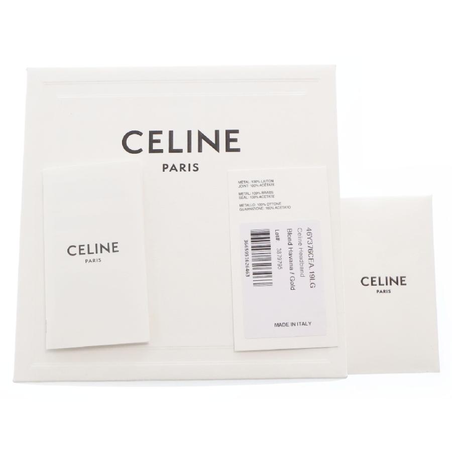 CELINE（セリーヌ） カチューシャ ブラウン べっ甲柄 ヘアアクセサリー