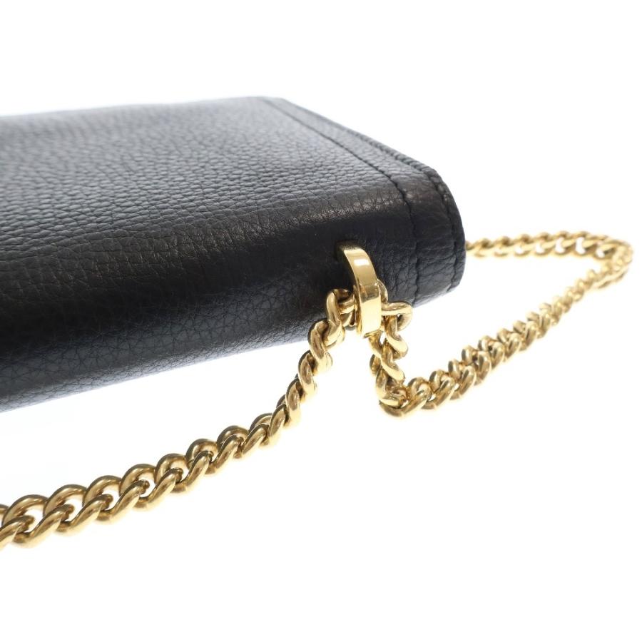 FERRAGAMO フェラガモ VARA ヴァラ リボン レザー チェーンショルダー  