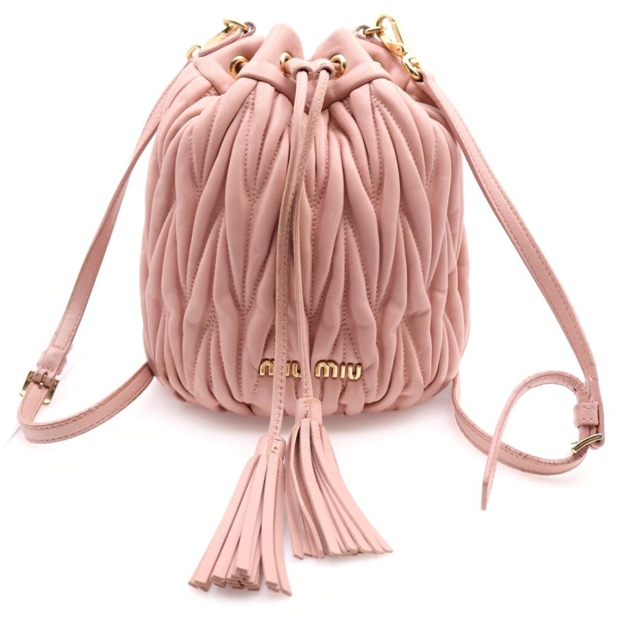 miumiu ミュウミュウ マテラッセ ショルダーバッグ 巾着バッグ