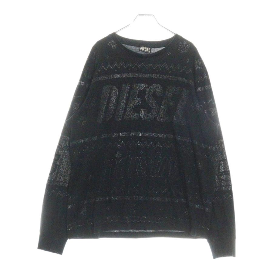 DIESEL（ディーゼル） T-JUST-LS-CX11 ロゴプリント ロングスリーブ