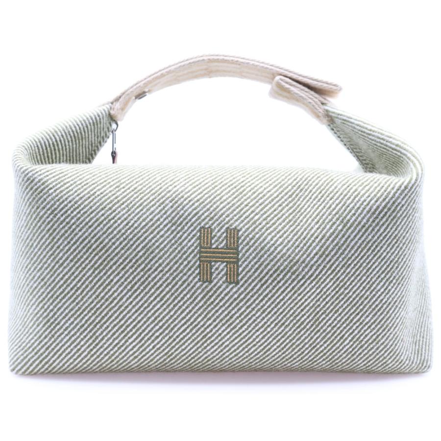 HERMES（エルメス） ブリッドアブラックGM Hロゴ キャンバス