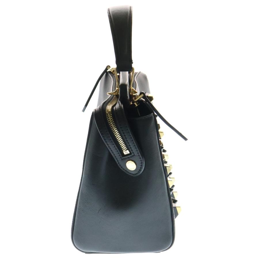 FENDI（フェンディ） ドットコム スタッズ レザー 2WAY ハンド