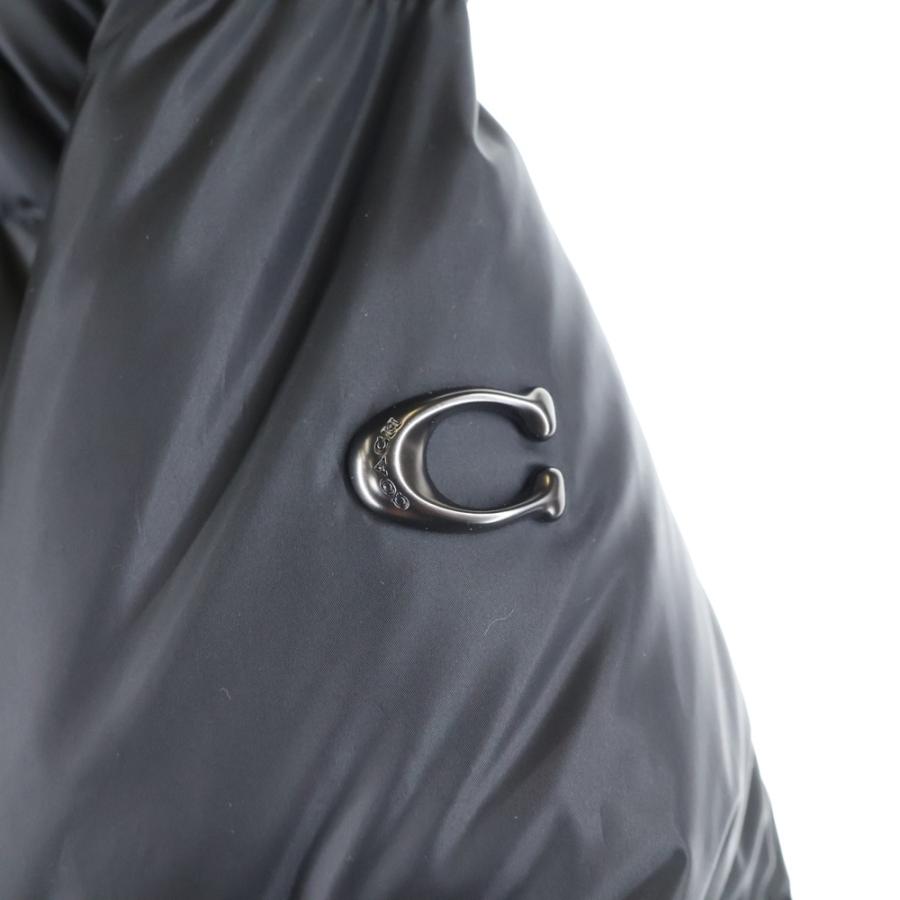COACH（コーチ） ファー フーデッド ジップアップ ダウンジャケット