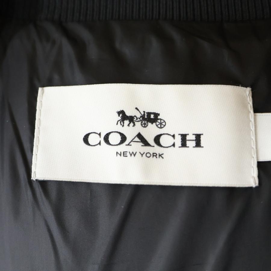 COACH（コーチ） ファー フーデッド ジップアップ ダウンジャケット
