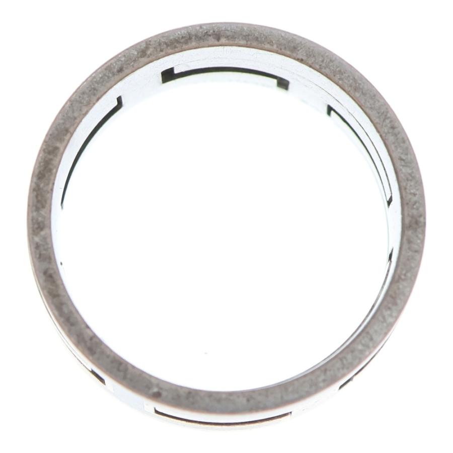 HERMES（エルメス） ムーブアッシュ リング 指輪 シルバー×ブラック