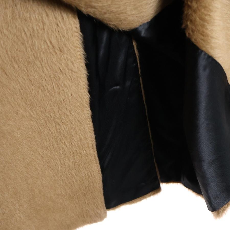 希少デザイン　セリーヌCELINE アルパカ/ウールファー　ブラック　M 美品 CELINE (セリーヌ) 美品 19AW アルパカ/ウール フェアアイルパターン V