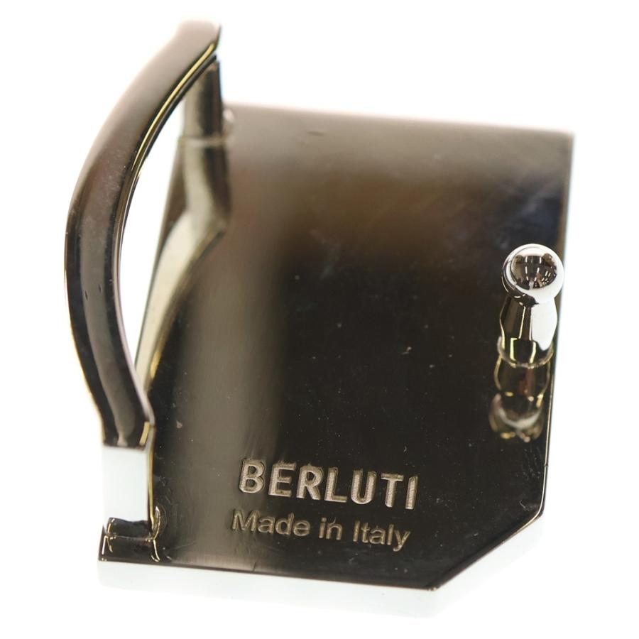 Berluti ベルルッティ カリグラフィ ベルト ブラック レザー 85/34 Berluti（ベルルッティ） カリグラフィ ベルト ブラック レザー 85/34