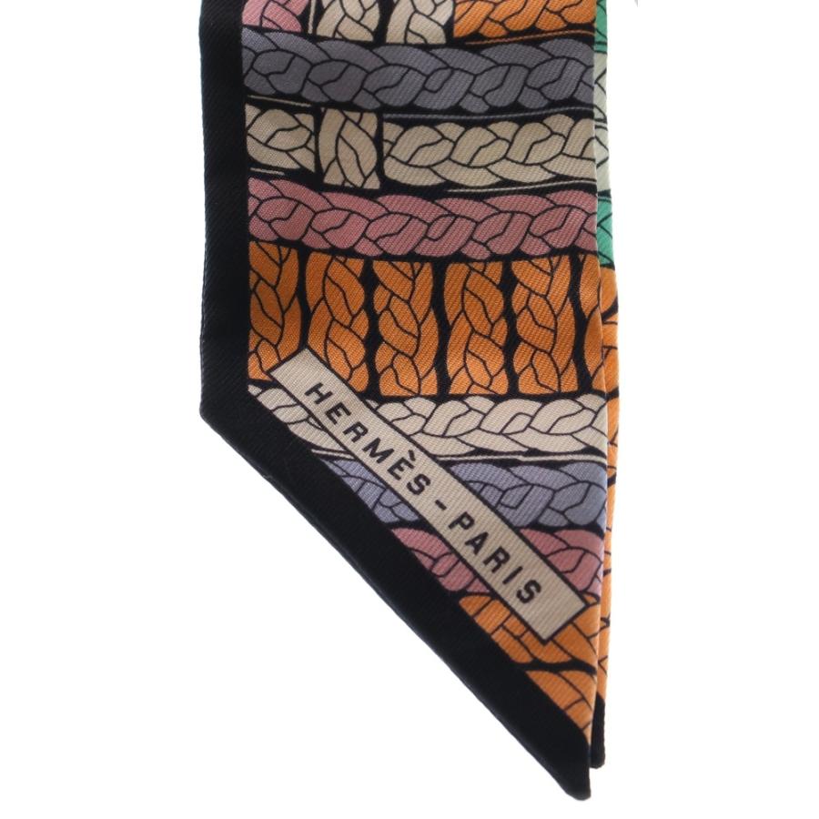 HERMES（エルメス） ツイリー トレスH アプリコット シルクスカーフ
