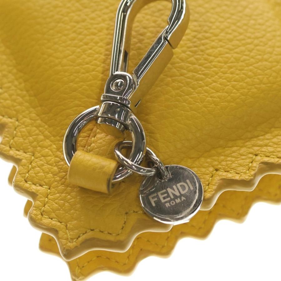FENDI（フェンディ） ラビオロ ロゴ バッグチャーム ポーチ ケース