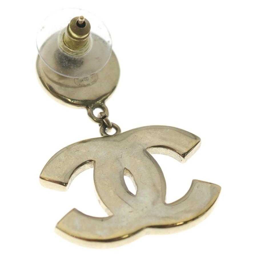 CHANEL（シャネル） ココマーク フェイクパール ピアス ブラック