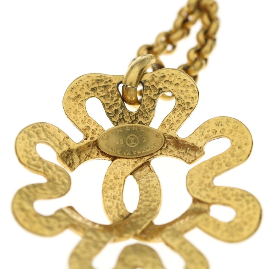 CHANEL（シャネル） ココマーク フラワーモチーフ ネックレス ゴールド 