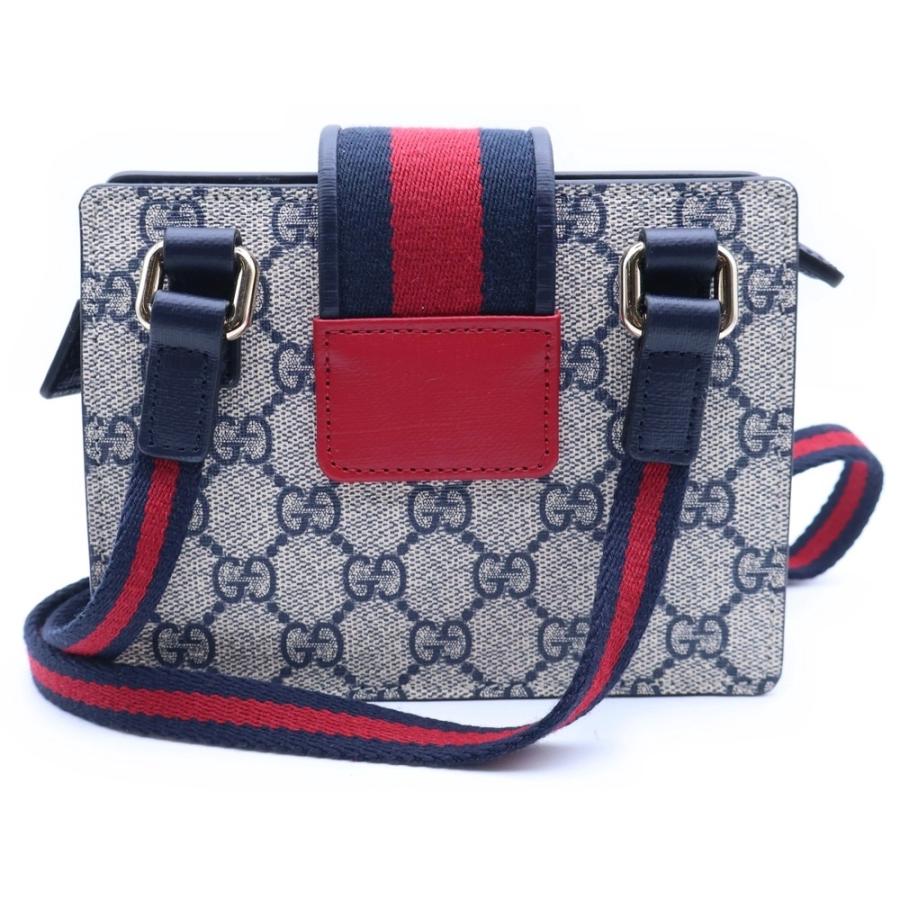 【OLD GUCCI】かっちりBox型　ミニショルダーバッグ　GG柄 OLD GUCCI】かっちりBox型 ミニショルダーバッグ GG柄 GUCCI（グッチ