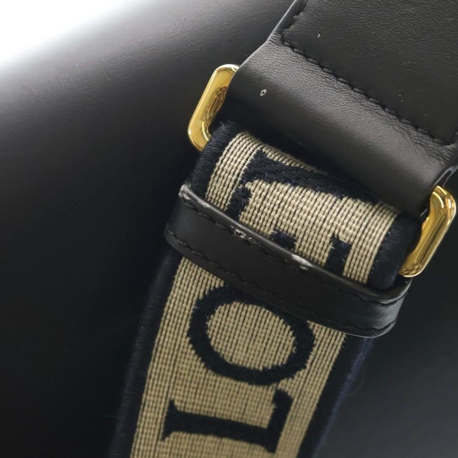 LOEWE ロエベ ゲート デュアル バッグ スモール レザー ショルダーバッグ ゴールド金具 ブラック A650T20X40の画像