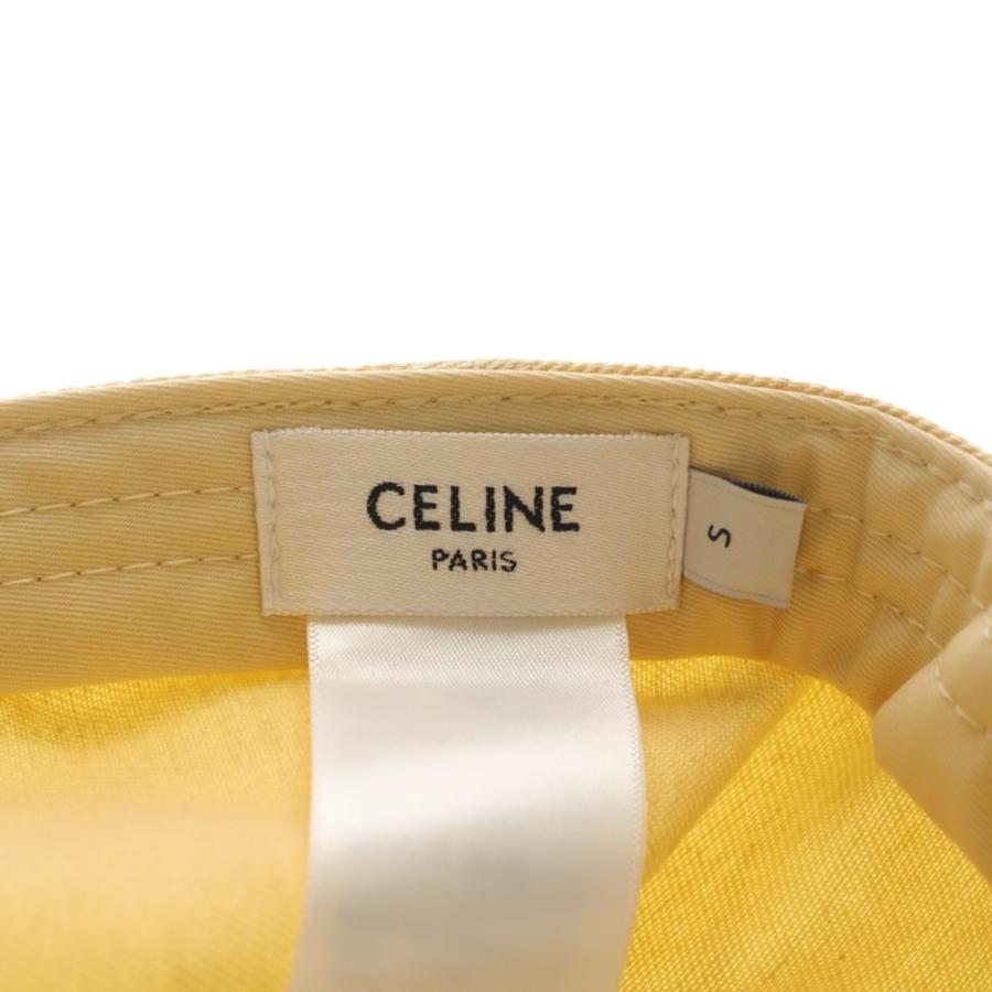 CELINE（セリーヌ） トリオンフ ベースボールキャップ 帽子 アイボリー