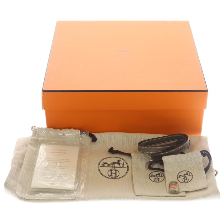 HERMES エルメス ボリード31 エトゥープ トリヨンクレマンス レザー 2WAY ハンド ショルダーバッグ シルバー金具 ベージュ T刻印の画像