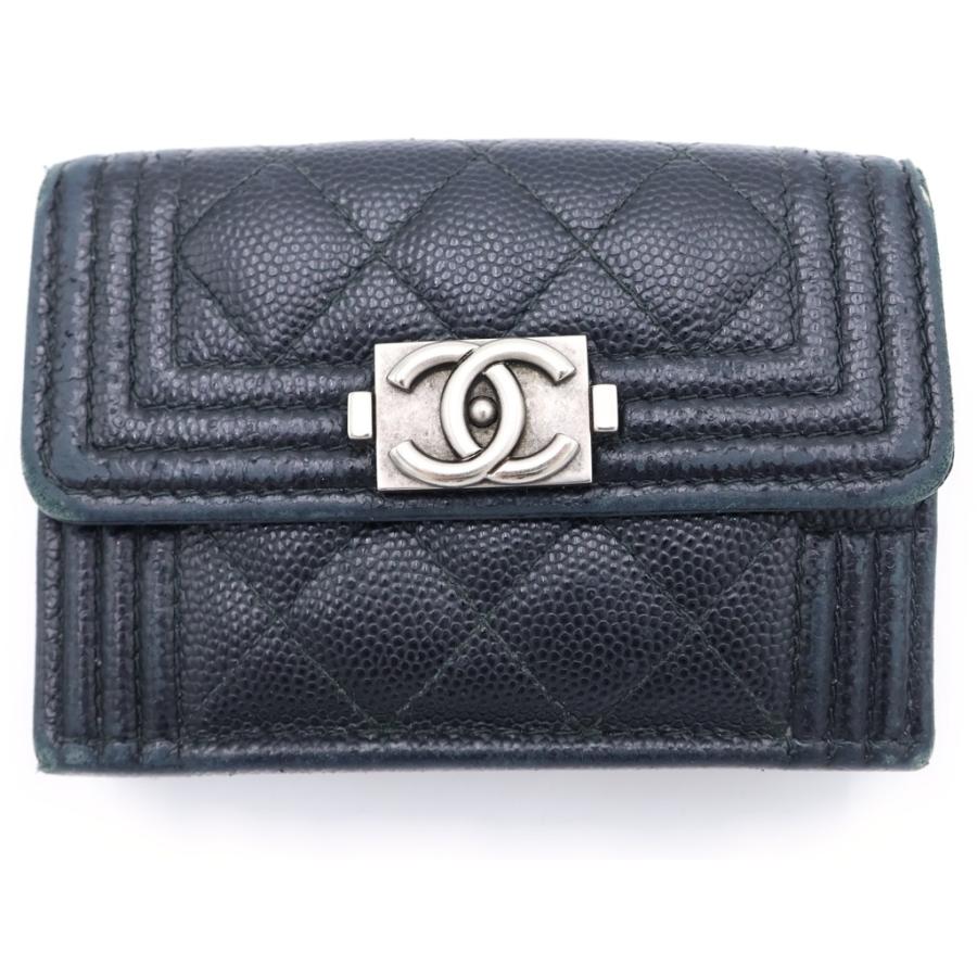 CHANEL（シャネル） ボーイシャネル 3つ折り財布 コンパクトウォレット 