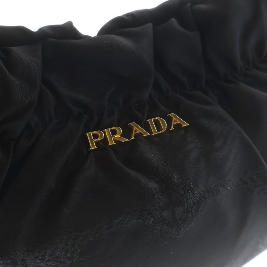 PRADA（プラダ） リボン ハンドバッグ ショルダーバッグ ブラック