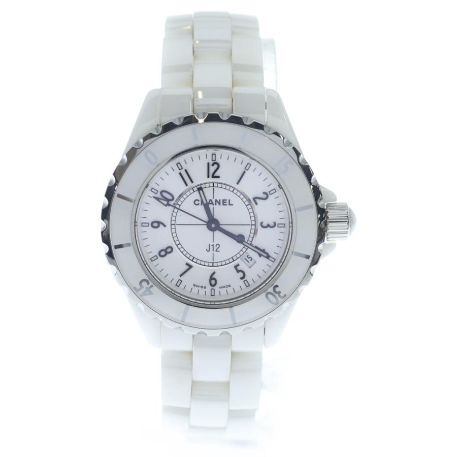 CHANEL シャネル J12 デイト SE/QZ 白セラミック クォーツ 電池式 腕時計 H0968 白文字盤 CHANEL（シャネル） J12 デイト SE/QZ 白セラミック クォーツ 電池式