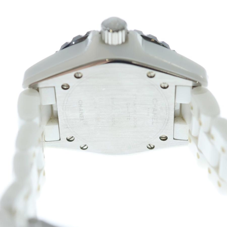 CHANEL（シャネル） J12 デイト SE/QZ 白セラミック クォーツ 電池式