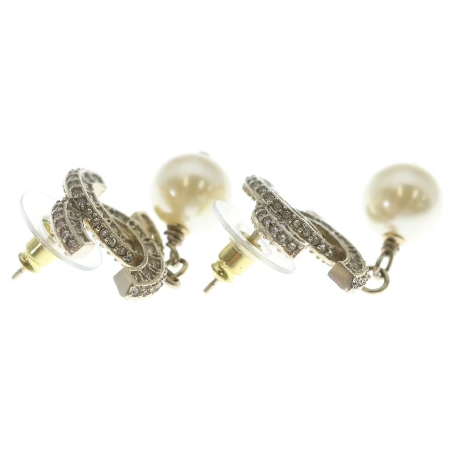 CHANEL（シャネル） ココマーク ピアス ラインストーン パール