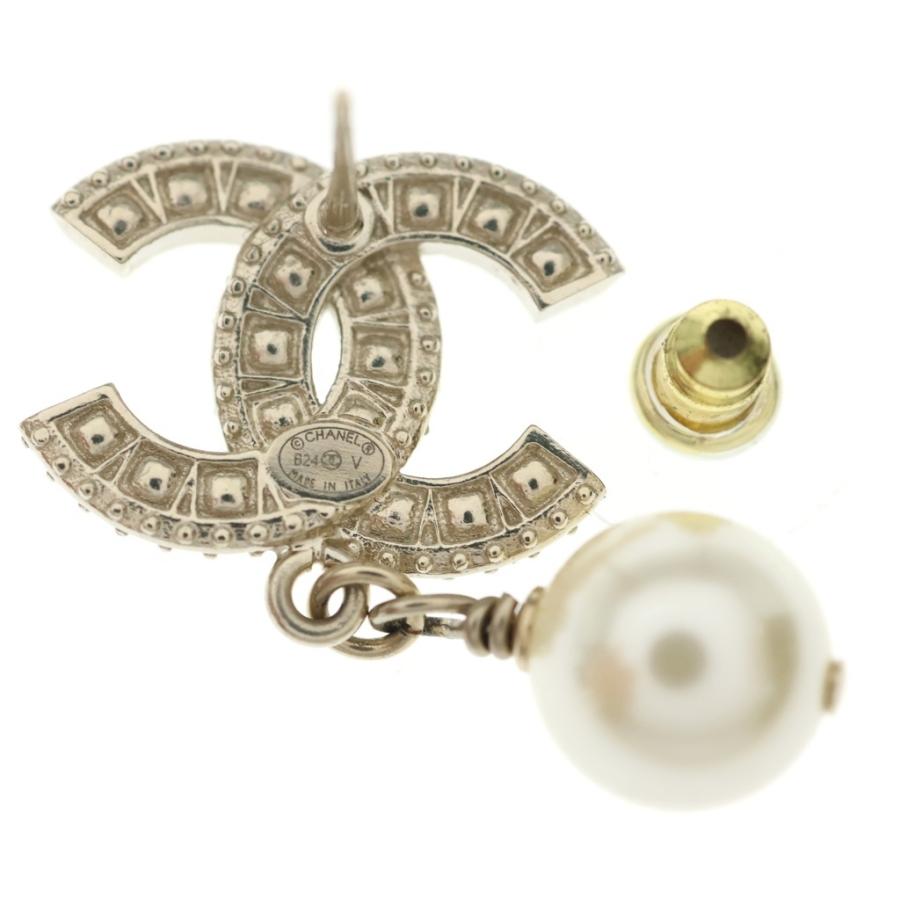 CHANEL（シャネル） ココマーク ピアス ラインストーン パール