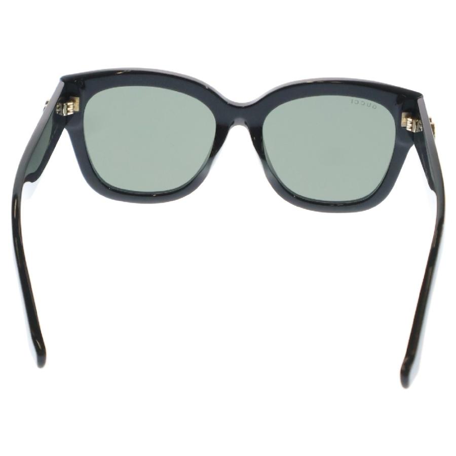Gucci ブラック サングラス ゴールドロゴ GUCCI（グッチ） GGロゴ アジアンフィット サングラス ゴールド金具