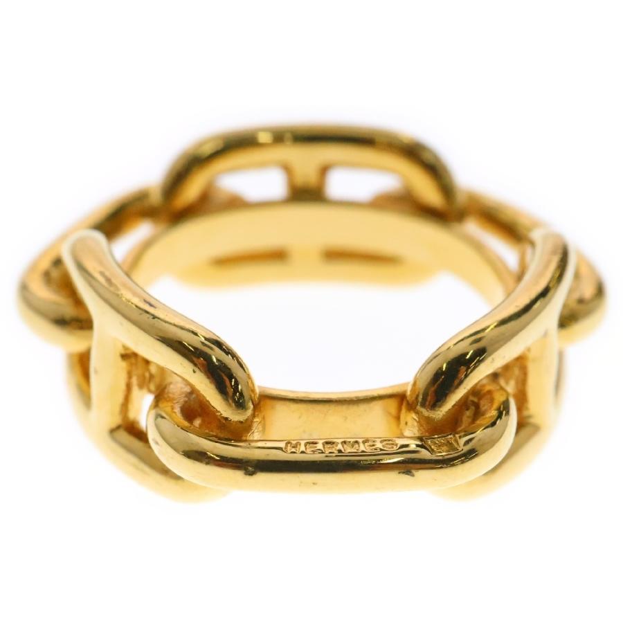 美品✨　エルメス　スカーフリング　正規品　シェーヌダンクル　GP　ゴールド　鎖 楽天市場】エルメス HERMES シェーヌダンクル スカーフリング